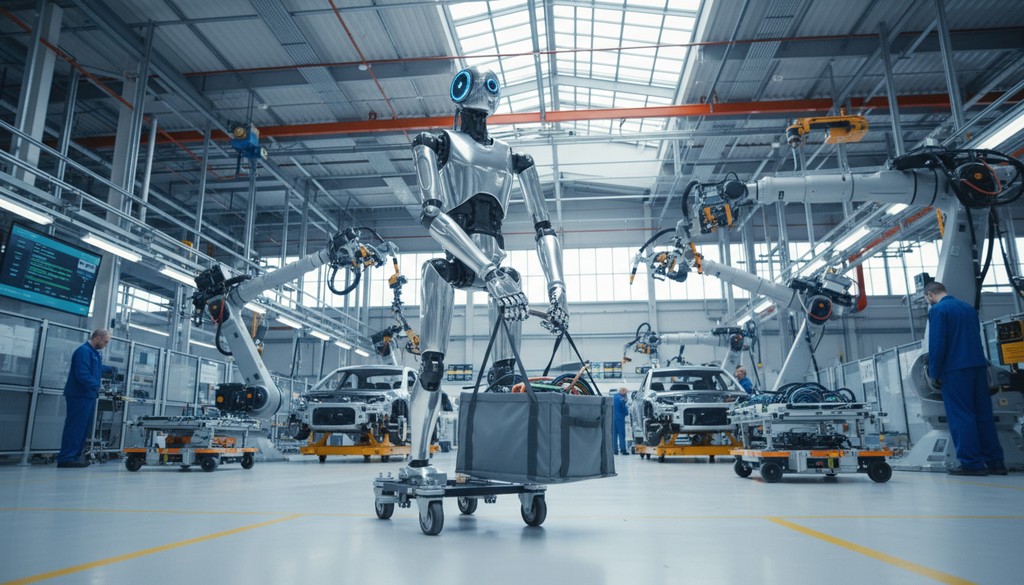 The Industrial Humanoid: From Showroom Spectacle to Factory Floor Friction