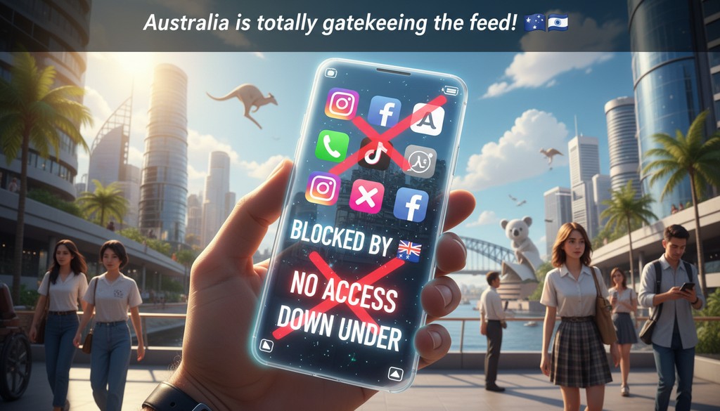 Australia is totally gatekeeping the feed! 🇦🇺🚫