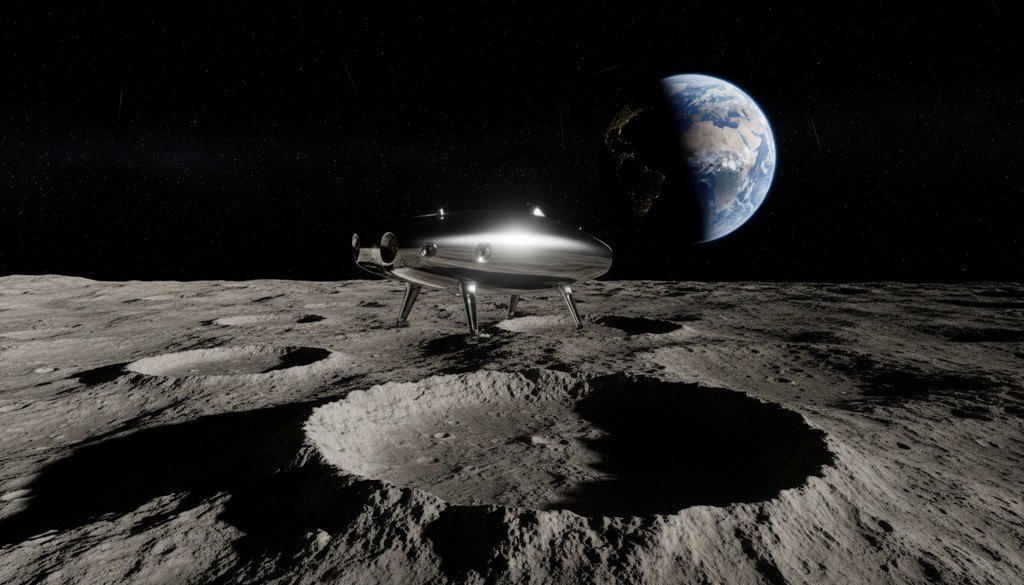 Touching the Silver Face of the Moon