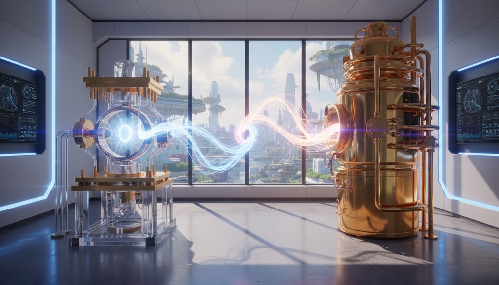 A Tale of Two Realities: The Cosmic Tug-of-War in Quantum Computing